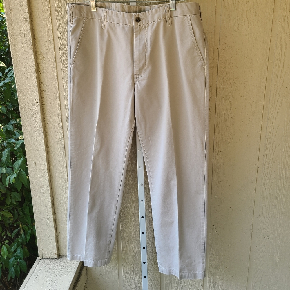 Calvin Klein Tan Khaki Straight Leg Jeans | 38